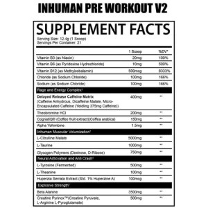 After Dark Inhuman Pre Workout 